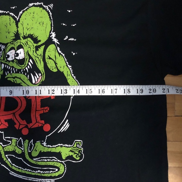 New Large Rat Fink T-Shirt Rockabilly Retro Gearhead Car Show Punk - Picture 4 of 8